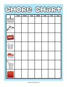 Around the Home Chore Chart