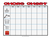 Basic Household Chore Chart