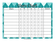 Argyle Reward Chore Chart