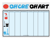 Cleaning Icon Chore Chart