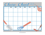 Garden Chore Chart