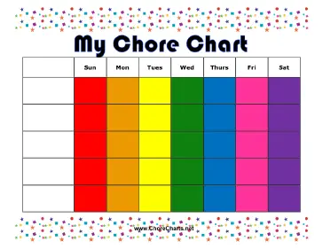 free printable chore chart