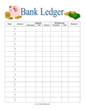 Bank Ledger