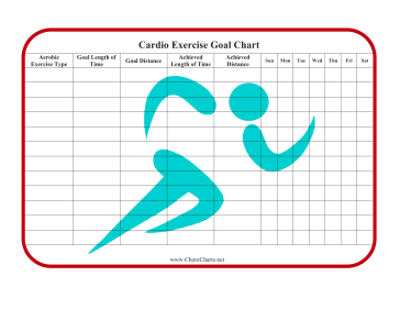 Cardio Exercise Goal Chart