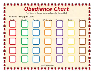 Child Obedience Chart