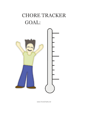 Chores Tracker Thermometer