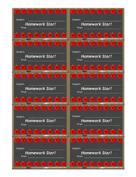 Homework Punch Card