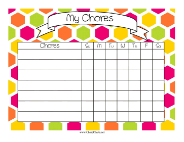 Honeycomb Chore Chart