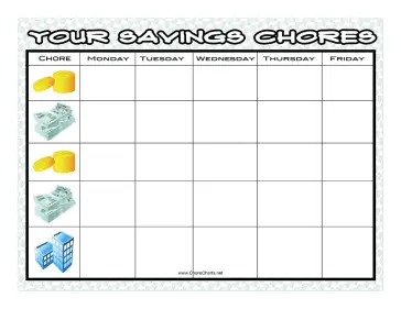 Money Chore Chart