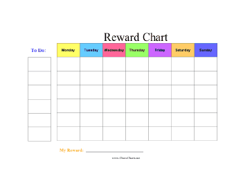 Reward Chart in Color