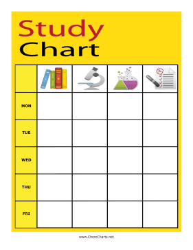 Study Chart