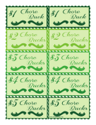 Elegant Chore Bucks