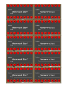 Homework Punch Card