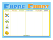 Nursery Chore Chart